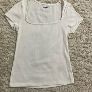 white old navy top with lace